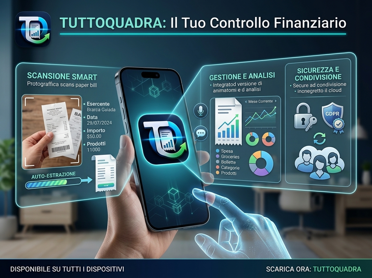 TuttoQuadra: la spesa di casa, finalmente sotto controllo