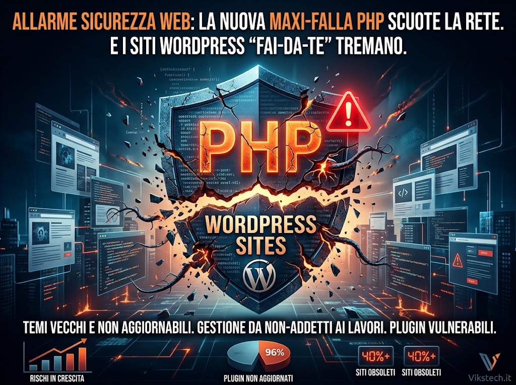 Allarme PHP: cosa rischiano i siti WordPress non aggiornati