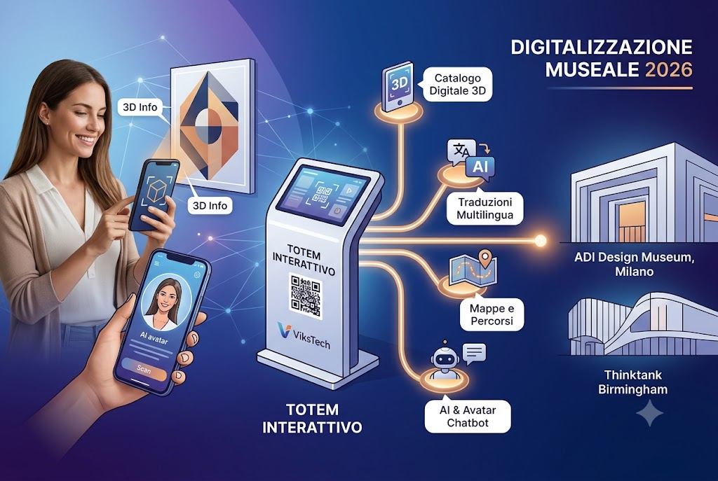 Musei, Totem Interattivi e Intelligenza Artificiale: il Futuro della Cultura è già iniziato