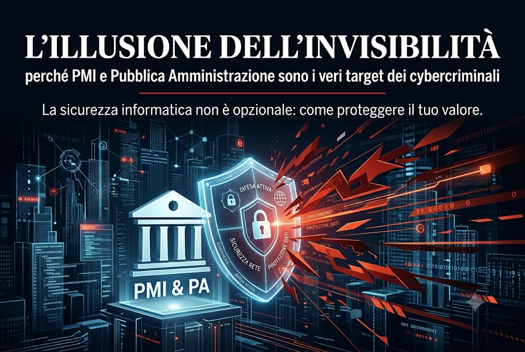 L’illusione dell’invisibilità: perché PMI e Pubblica Amministrazione sono i veri target dei cybercriminali